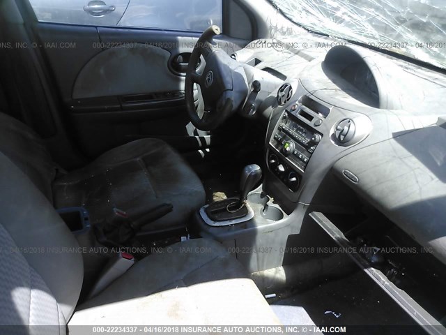 1G8AJ55F07Z206138 - 2007 SATURN ION LEVEL 2 SILVER photo 5