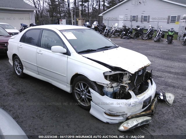 1NXBR32E45Z396406 - 2005 TOYOTA COROLLA CE/LE/S WHITE photo 1