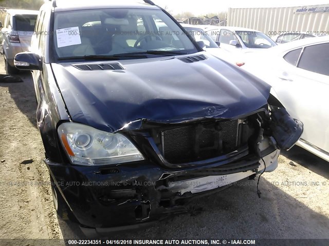 4JGBF71E67A213870 - 2007 MERCEDES-BENZ GL 450 4MATIC Navy photo 6