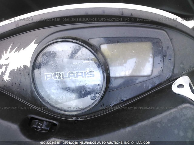 SN1PG8ES29C675036 - 2009 POLARIS DRAGON 600 CC  WHITE photo 7