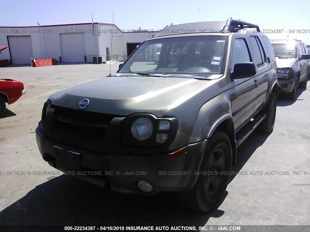 5N1ED28T62C506241 - 2002 NISSAN XTERRA XE/SE TAN photo 2