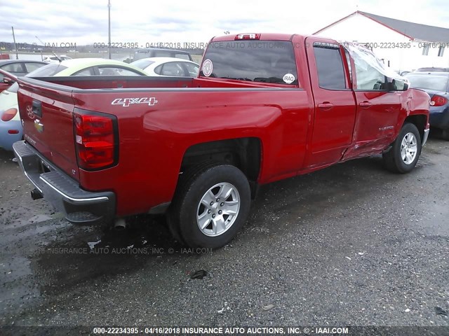 1GCVKREH1FZ150335 - 2015 CHEVROLET SILVERADO K1500 LT RED photo 4