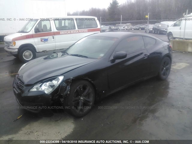 KMHHT6KDXBU064826 - 2011 HYUNDAI GENESIS COUPE 2.0T BLACK photo 2