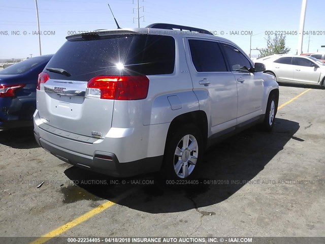 2CTFLEEW8A6380410 - 2010 GMC TERRAIN SLE SILVER photo 4