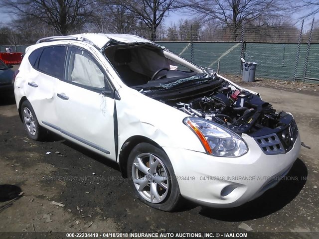 JN8AS5MT2BW159607 - 2011 NISSAN ROGUE S/SV/KROM WHITE photo 1