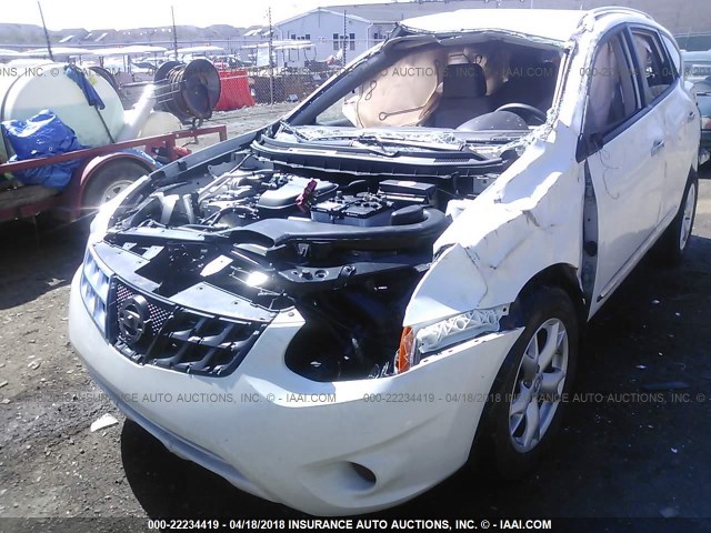 JN8AS5MT2BW159607 - 2011 NISSAN ROGUE S/SV/KROM WHITE photo 6