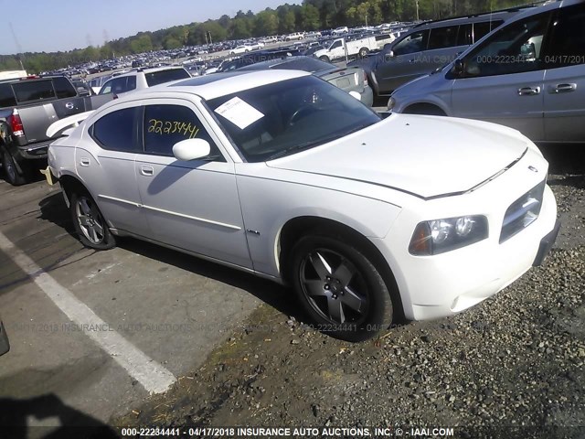 2B3KK53H97H632357 - 2007 DODGE CHARGER R/T WHITE photo 1