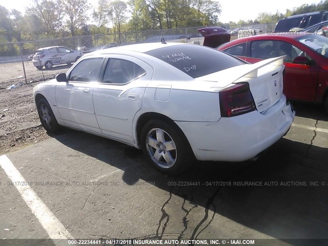 2B3KK53H97H632357 - 2007 DODGE CHARGER R/T WHITE photo 3