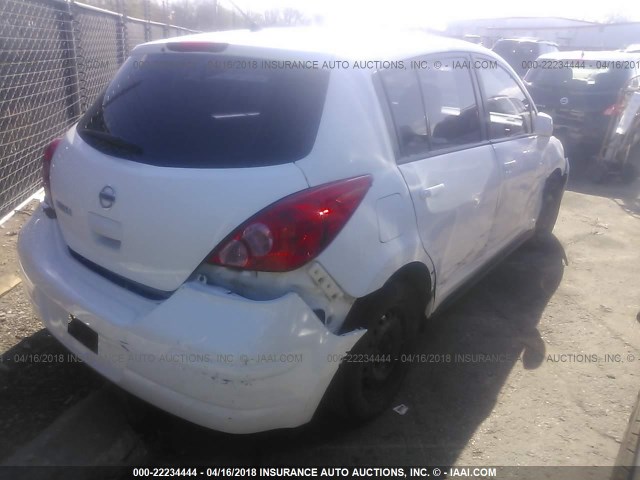 3N1BC1CP9BL433940 - 2011 NISSAN VERSA S/SL WHITE photo 6