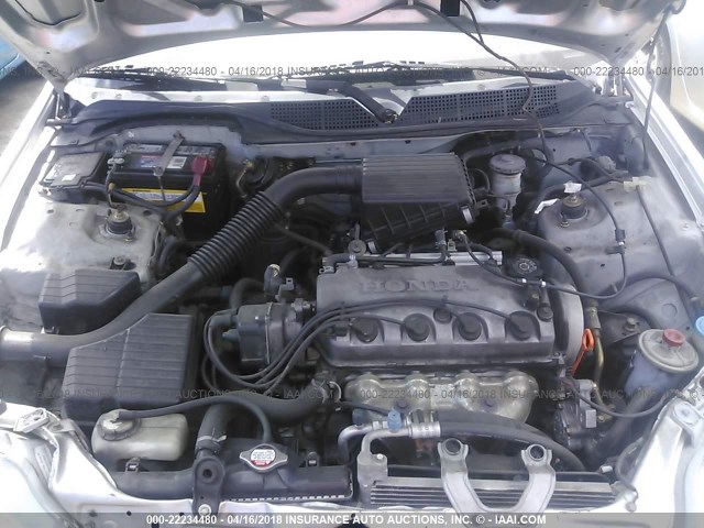 2HGEJ6611YH565226 - 2000 HONDA CIVIC SE GRAY photo 10