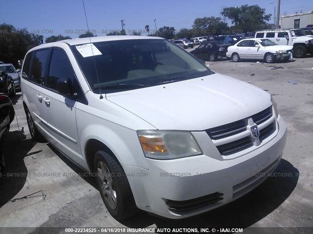 2D8HN44E69R666611 - 2009 DODGE GRAND CARAVAN SE WHITE photo 1