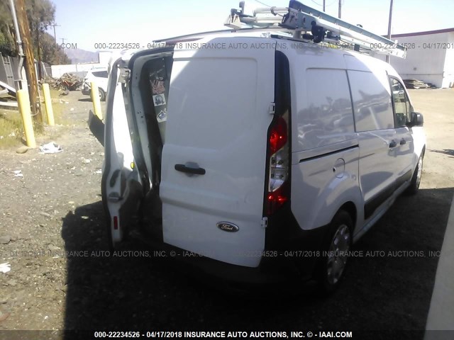 NM0LS7E74G1246430 - 2016 FORD TRANSIT CONNECT XL WHITE photo 4