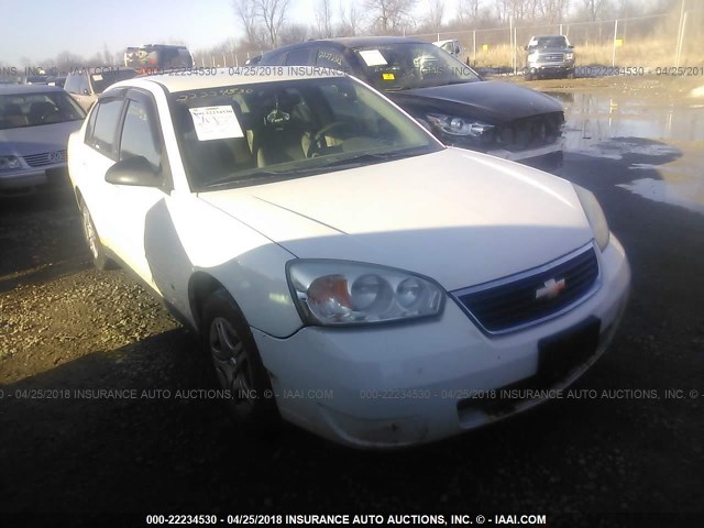 1G1ZS51F66F298408 - 2006 CHEVROLET MALIBU LS თეთრი ფოტო 1