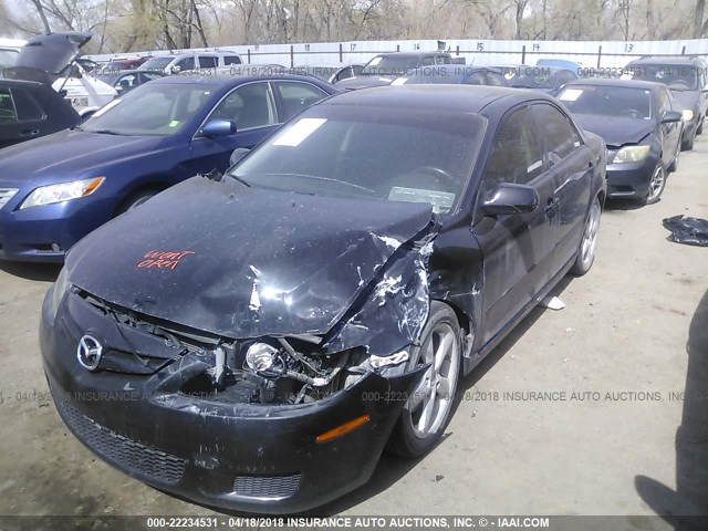 1YVHP80C285M46912 - 2008 MAZDA 6 I BLACK photo 2