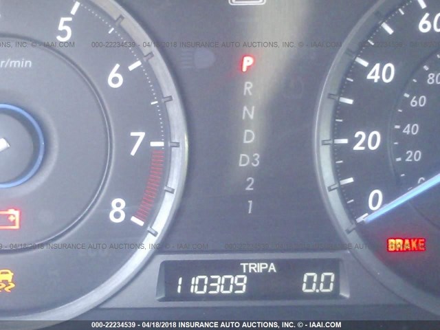 5J6TF3H55CL000361 - 2012 HONDA CROSSTOUR EXL შავი ფოტო 7