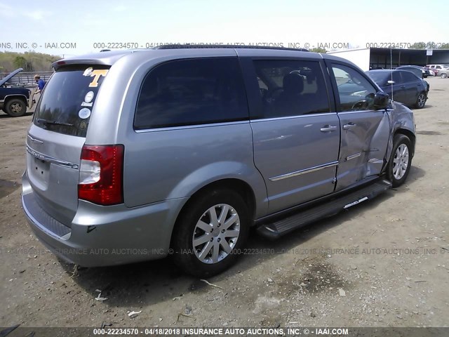 2C4RC1BG8ER399395 - 2014 CHRYSLER TOWN & COUNTRY TOURING SILVER photo 4