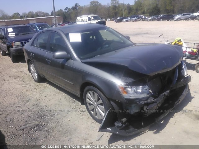 5NPEU46C29H473143 - 2009 HYUNDAI SONATA SE/LIMITED GRAY photo 1