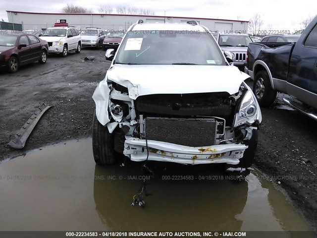 2GNFLGE50C6274543 - 2012 CHEVROLET EQUINOX LTZ WHITE photo 6