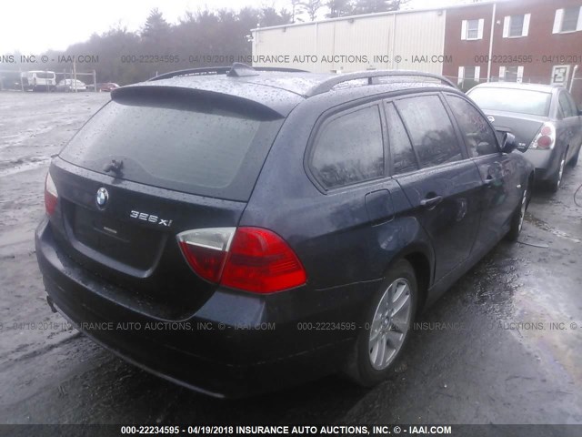 WBAVT73577FZ35176 - 2007 BMW 328 XIT BLUE photo 4