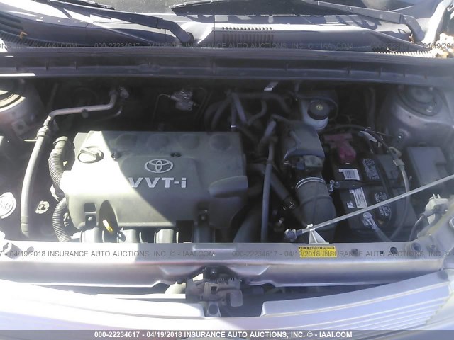 JTLKT324464053081 - 2006 TOYOTA SCION XB ნაცრისფერი ფოტო 10