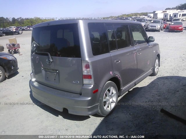 JTLKT324464053081 - 2006 TOYOTA SCION XB ნაცრისფერი ფოტო 4