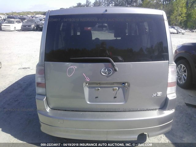 JTLKT324464053081 - 2006 TOYOTA SCION XB ნაცრისფერი ფოტო 6