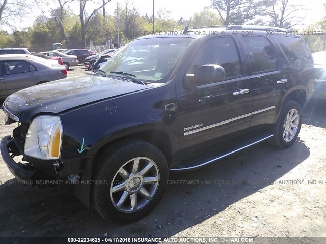 1GKS2EEF9BR251292 - 2011 GMC YUKON DENALI BLACK photo 2