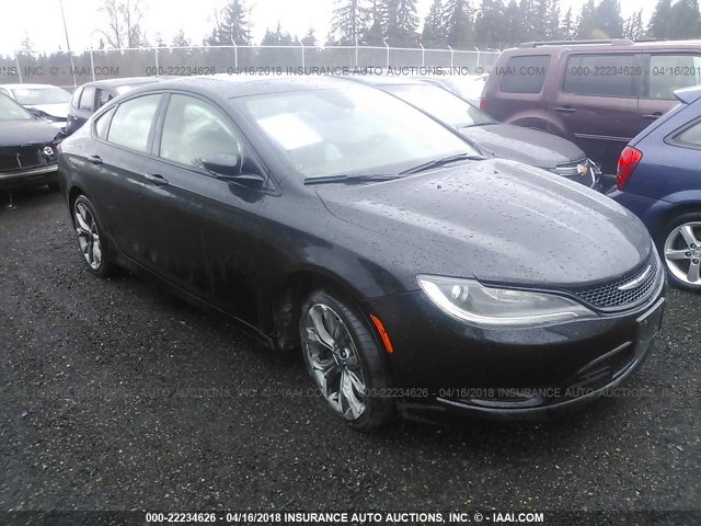 1C3CCCBG2FN581663 - 2015 CHRYSLER 200 S BLACK photo 6