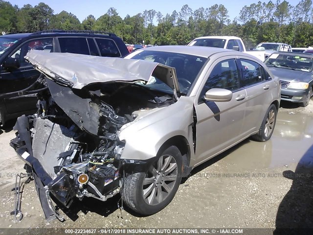 1C3CCBBB4DN696180 - 2013 CHRYSLER 200 TOURING BLACK photo 2