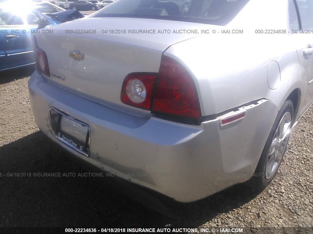 1G1ZC5EB2A4128698 - 2010 CHEVROLET MALIBU 1LT SILVER photo 6