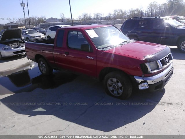 1N6DD26SXXC310916 - 1999 NISSAN FRONTIER KING CAB XE/KING CAB SE RED photo 1