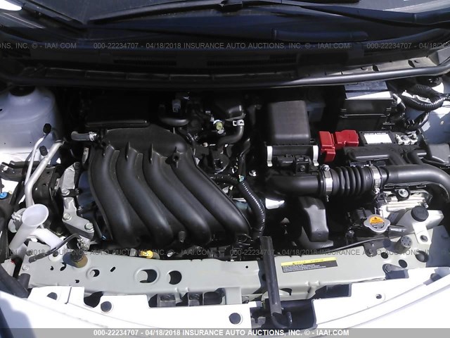 3N1CE2CP5HL357534 - 2017 NISSAN VERSA NOTE S/S PLUS/SV/SL/SR WHITE photo 10