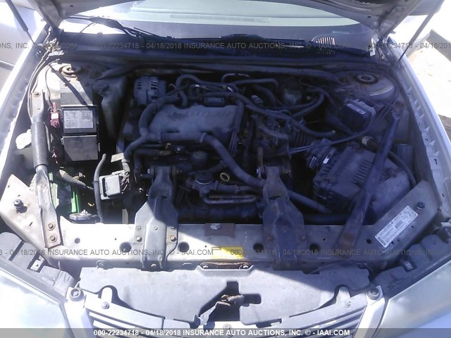 2G1WF55E8Y9274826 - 2000 CHEVROLET IMPALA SILVER photo 10