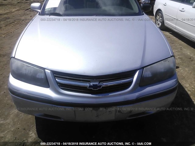 2G1WF55E8Y9274826 - 2000 CHEVROLET IMPALA SILVER photo 6