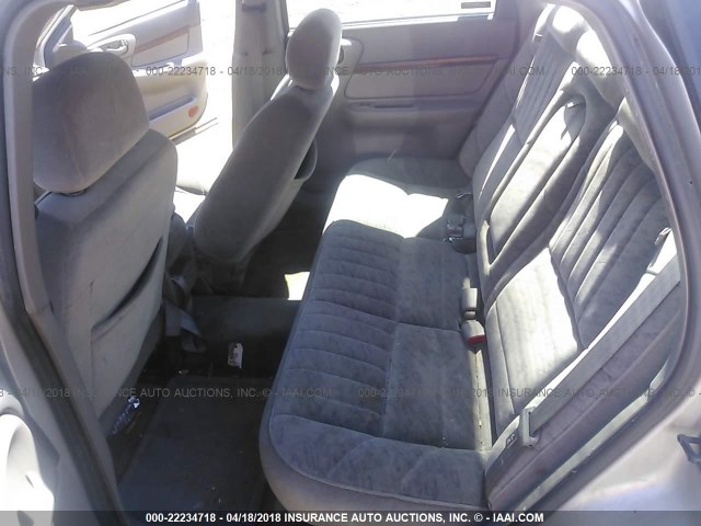 2G1WF55E8Y9274826 - 2000 CHEVROLET IMPALA SILVER photo 8