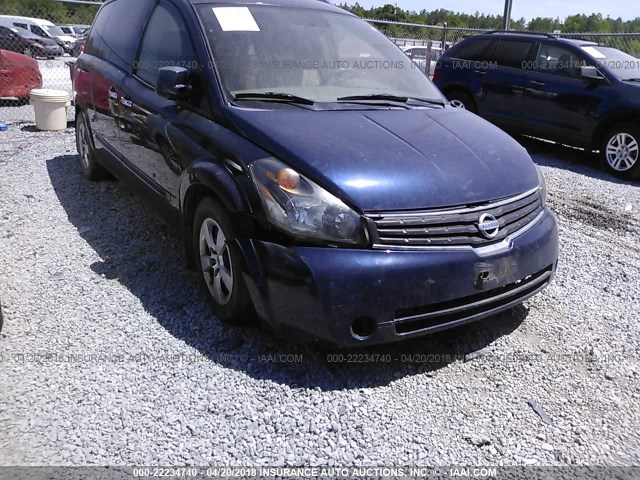 5N1BV28U57N102058 - 2007 NISSAN QUEST S/SE/SL Dark Blue photo 6