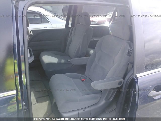 5FNRL38297B054320 - 2007 HONDA ODYSSEY LX Dark Blue photo 8