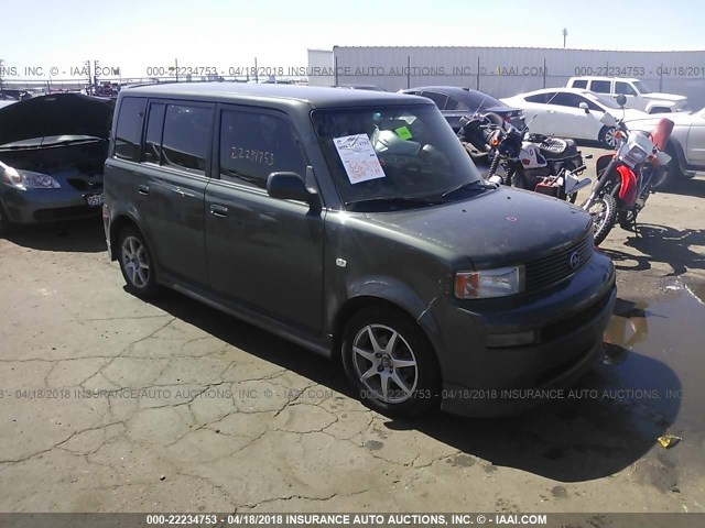 JTLKT324864053830 - 2006 TOYOTA SCION XB GREEN photo 1