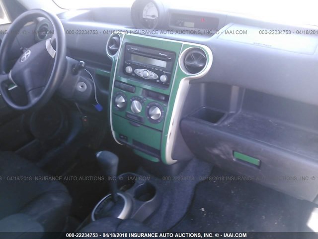 JTLKT324864053830 - 2006 TOYOTA SCION XB GREEN photo 5