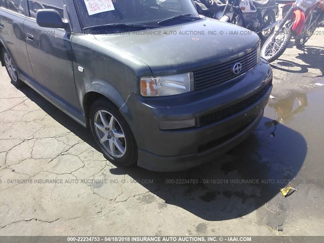 JTLKT324864053830 - 2006 TOYOTA SCION XB GREEN photo 6
