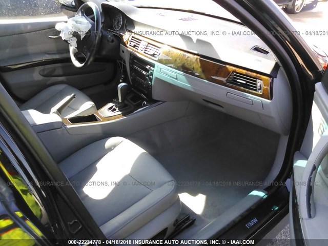 WBAVB17586NK39151 - 2006 BMW 325 I AUTOMATIC BLACK photo 5