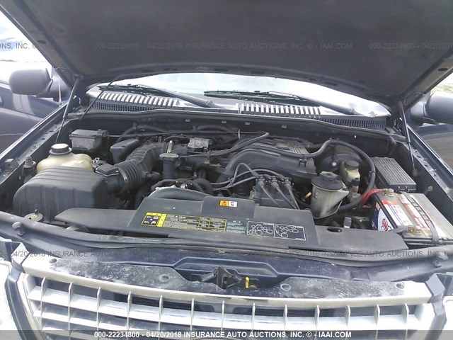 1FMZU73K33ZA39422 - 2003 FORD EXPLORER XLT/XLT SPORT/NBX BLUE photo 10