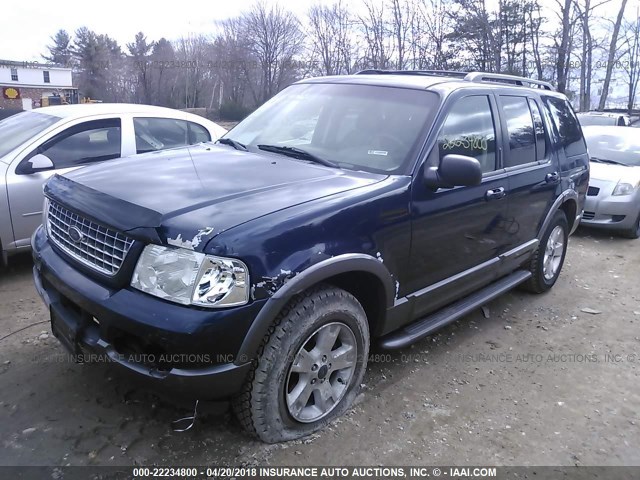 1FMZU73K33ZA39422 - 2003 FORD EXPLORER XLT/XLT SPORT/NBX BLUE photo 2