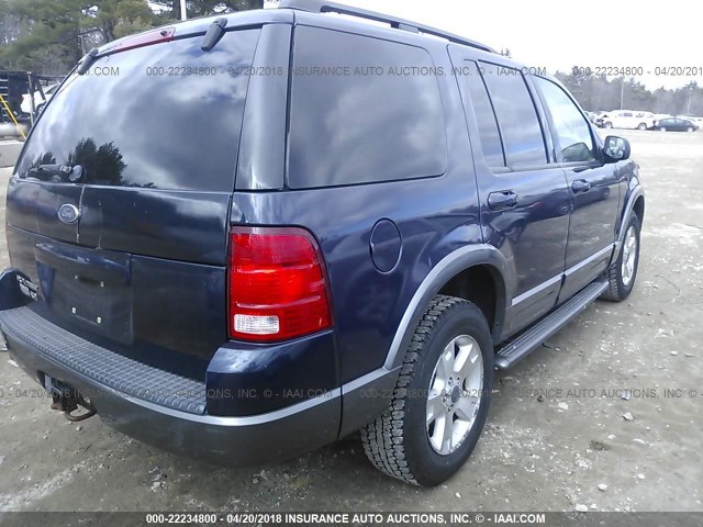 1FMZU73K33ZA39422 - 2003 FORD EXPLORER XLT/XLT SPORT/NBX BLUE photo 4