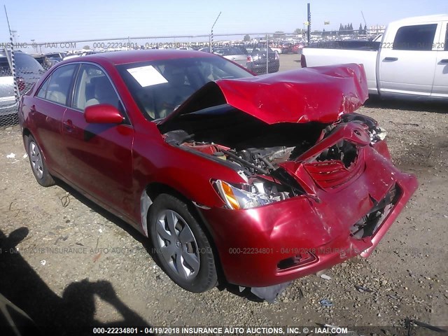 4T1BE46K69U272936 - 2009 TOYOTA CAMRY SE/LE/XLE RED photo 1