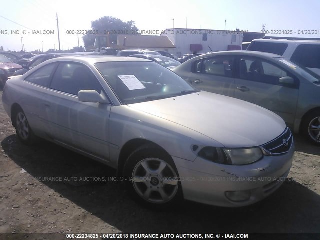 2T1CF22P3XC153408 - 1999 TOYOTA CAMRY SOLARA SE/SLE ვერცხლისფერი ფოტო 1