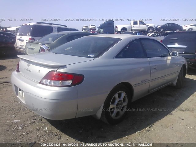 2T1CF22P3XC153408 - 1999 TOYOTA CAMRY SOLARA SE/SLE ვერცხლისფერი ფოტო 4