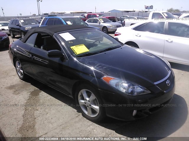 4T1FA38P94U029906 - 2004 TOYOTA CAMRY SOLARA SE/SLE შავი ფოტო 1