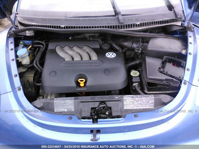 3VWBB61C8WM045771 - 1998 VOLKSWAGEN NEW BEETLE 蓝色 照片 10