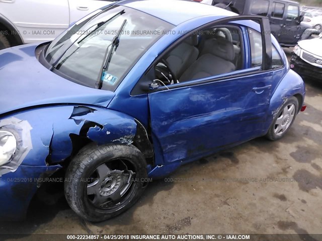 3VWBB61C8WM045771 - 1998 VOLKSWAGEN NEW BEETLE 蓝色 照片 6